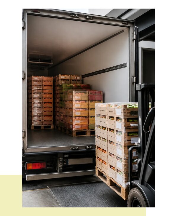 Перевозка сельхозпродукции на паллетах с доставкой в Прокопьевск