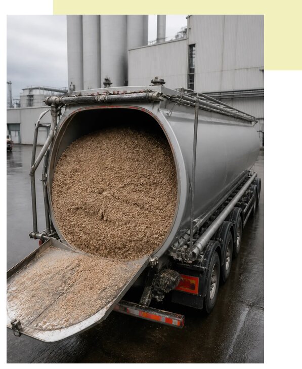 Перевозка пивной дробины в Прокопьевск по цене от 5169 р. | Агросервис-Прк